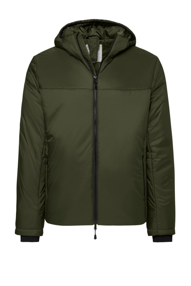 HAKRO Kapuzen-Thermo-Loftjacke, olive, S