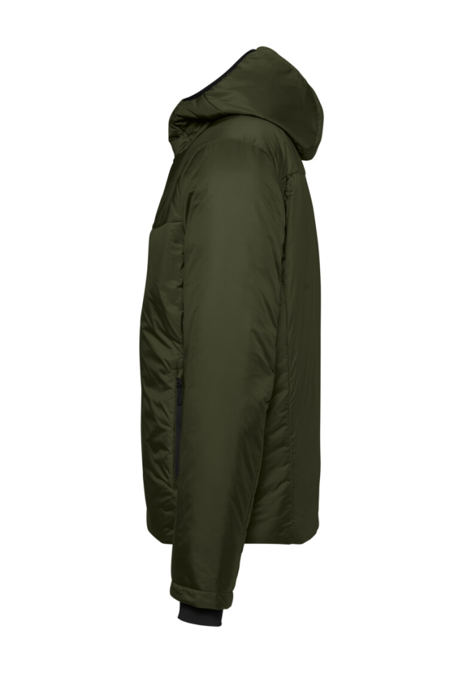 HAKRO Kapuzen-Thermo-Loftjacke, olive, S