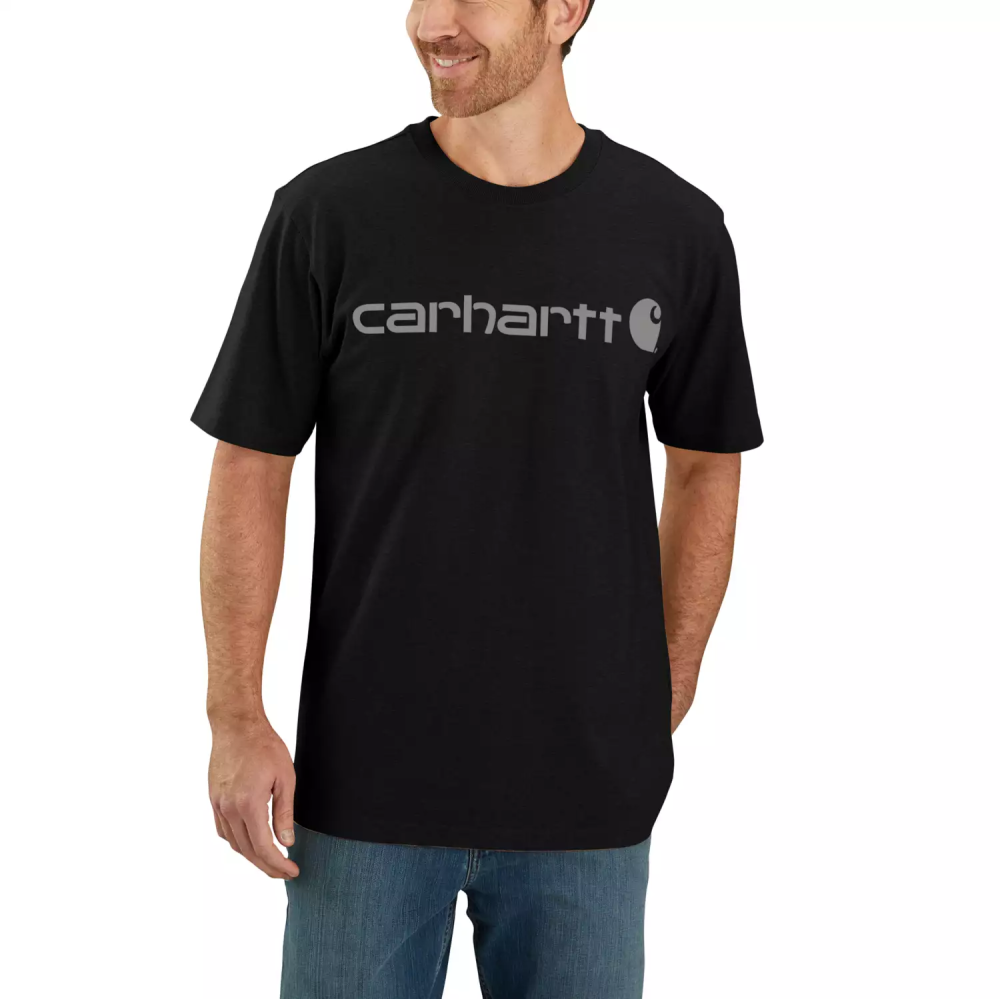 Carhartt Core Logo T-shirt S/s, Black, M