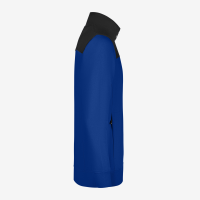 FHB ROB Zip-Sweatshirt, royalblau-schwarz, Gr. XS
