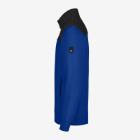 FHB ROB Zip-Sweatshirt, royalblau-schwarz, Gr. XS