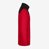 FHB ROB Zip-Sweatshirt, rot-schwarz, Gr. 5XL