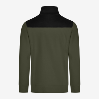 FHB ROB Zip-Sweatshirt, oliv-schwarz, Gr. L