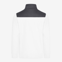 FHB ROB Zip-Sweatshirt, weiss-anthrazit, Gr. XS