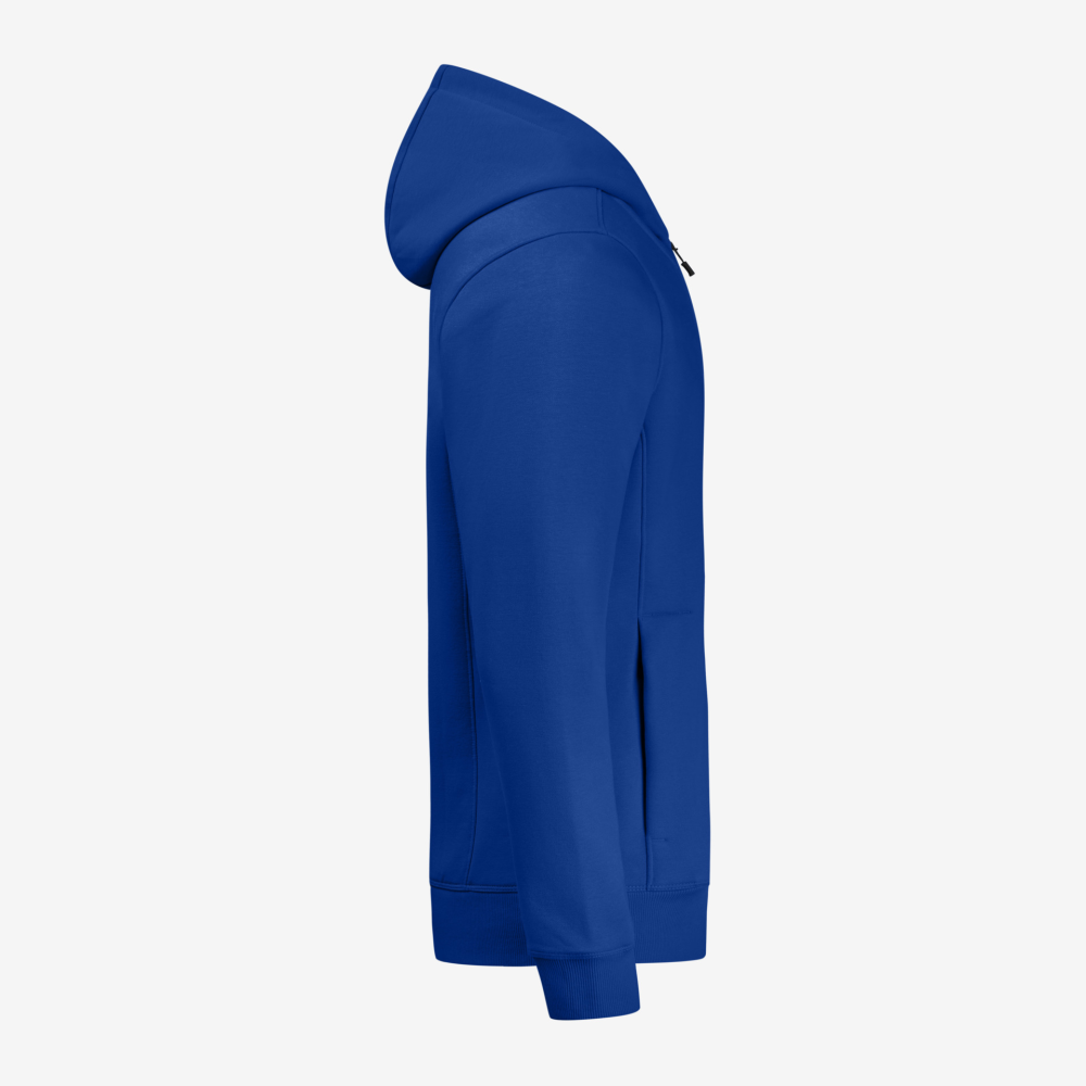 FHB QUENTIN Hoodie Jacke, royalblau, Gr. L