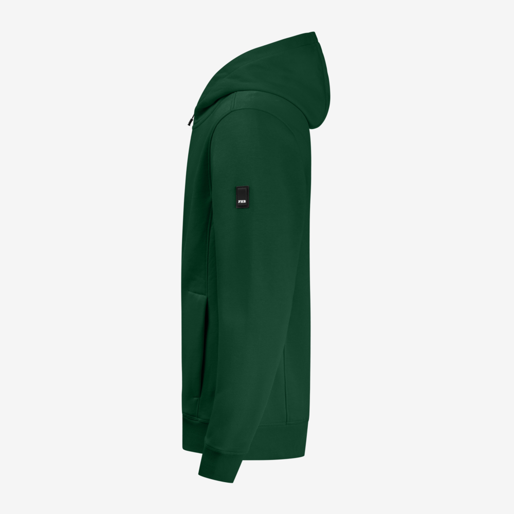 FHB QUENTIN Hoodie Jacke, grün, Gr. L