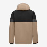 FHB LUCA Regenjacke, beige-schwarz, Gr. 5XL