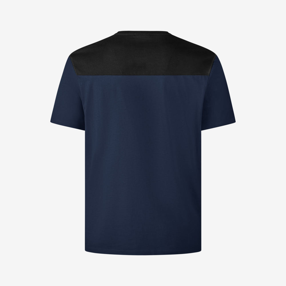 FHB KNUT T-Shirt Herren, marine-schwarz, Gr. XS