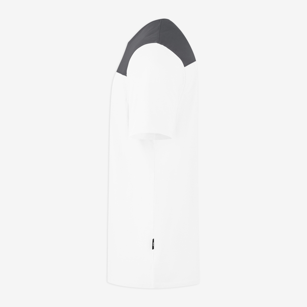 FHB KNUT T-Shirt Herren, weiss-anthrazit, Gr. XS
