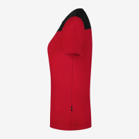 FHB KIRA T-Shirt Damen, rot-schwarz, Gr. 2XL