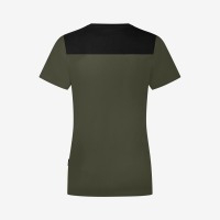 FHB KIRA T-Shirt Damen, oliv-schwarz, Gr. L