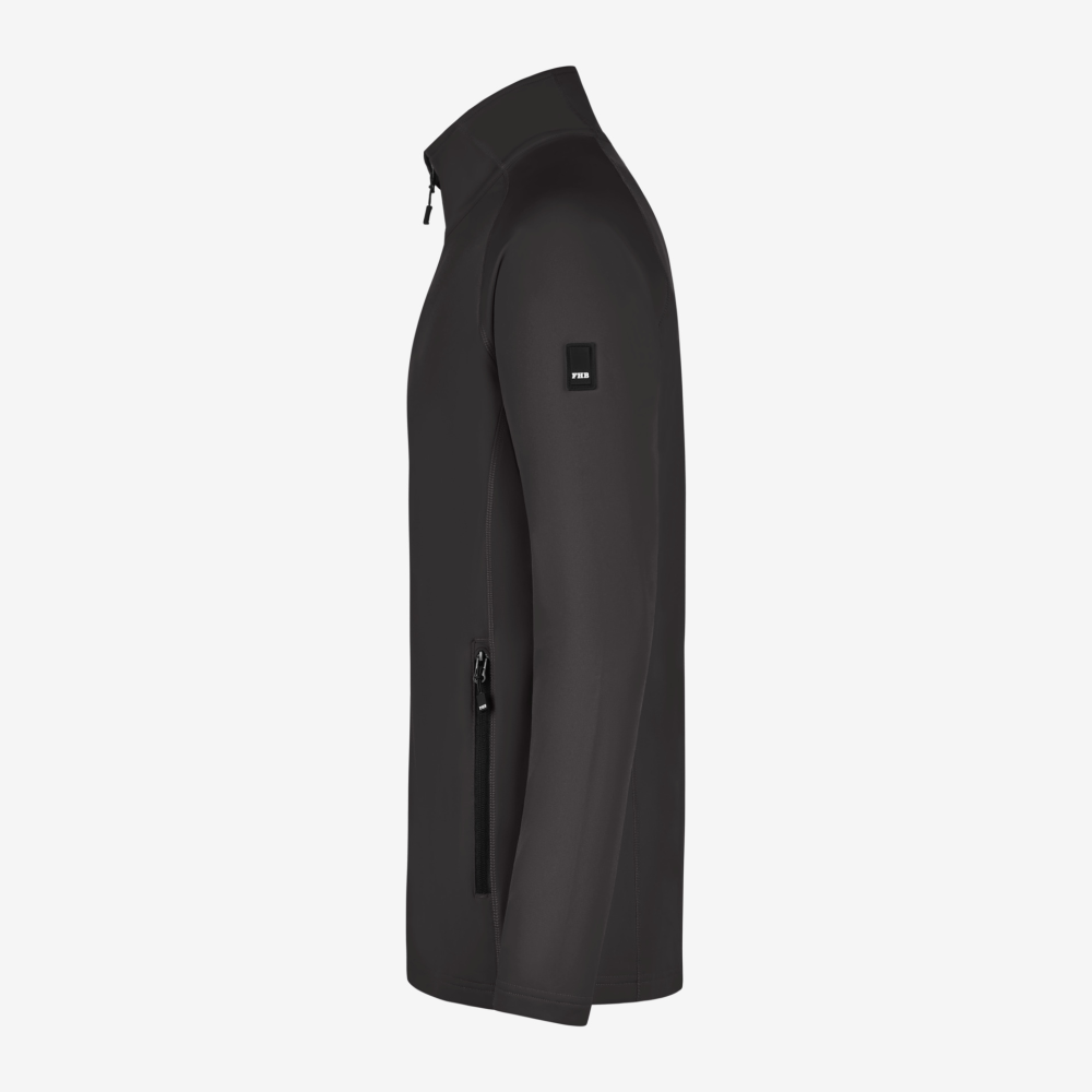 FHB KUNO Fleece-Jacke, anthrazit