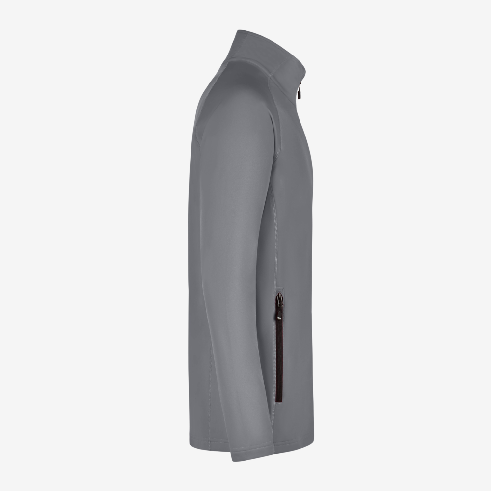 FHB KUNO Fleece-Jacke, grau, Gr. M