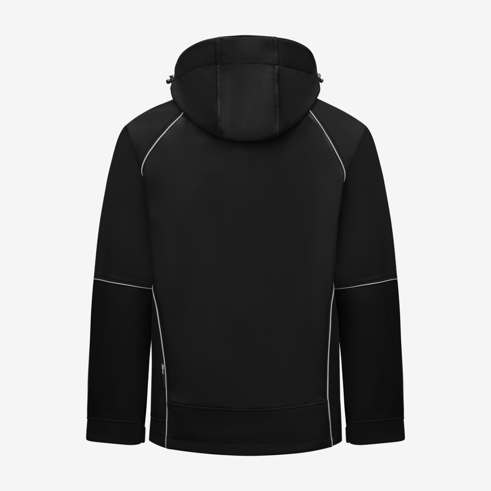 FHB WALTER Softshelljacke, schwarz, Gr. 3XL