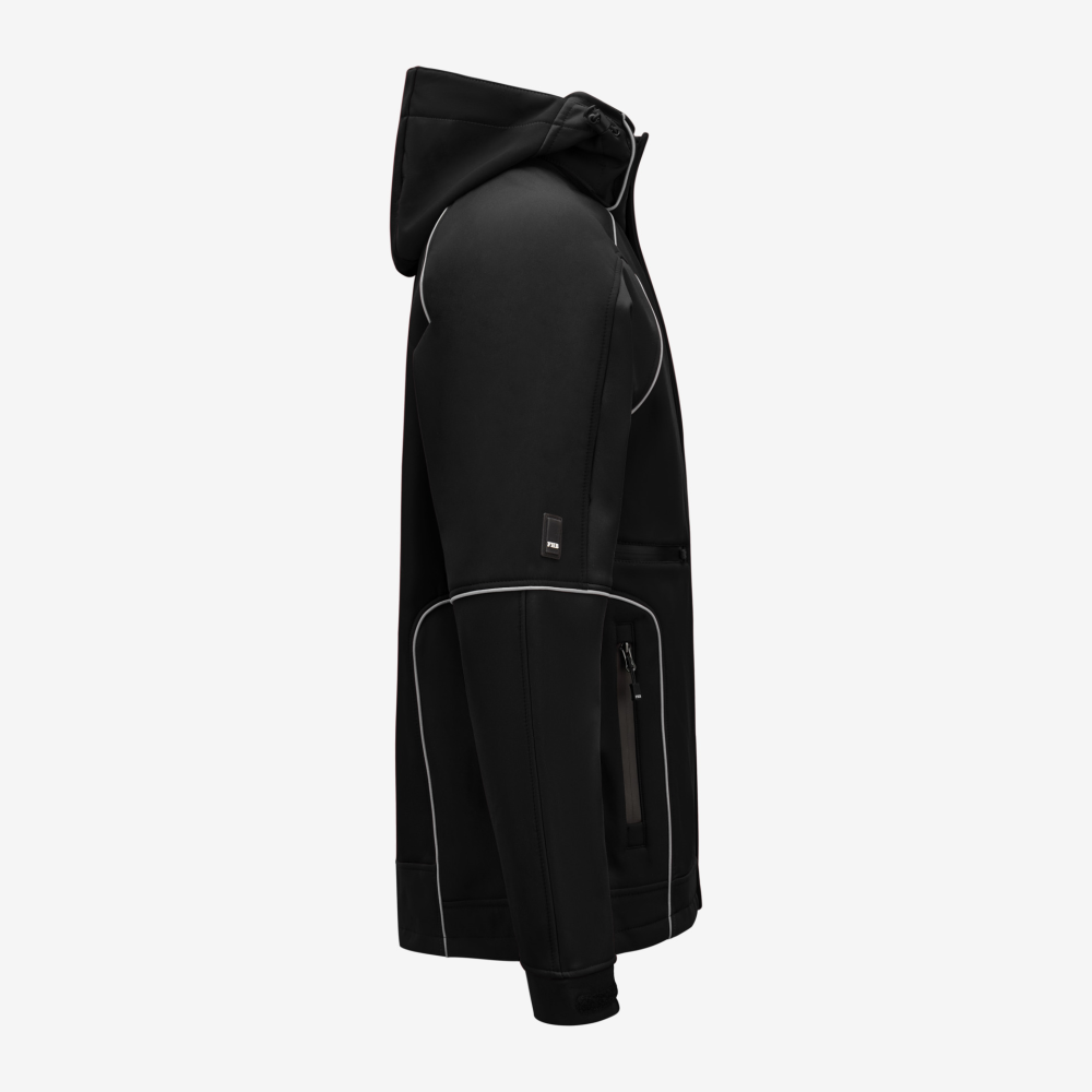 FHB WALTER Softshelljacke, schwarz, Gr. 3XL