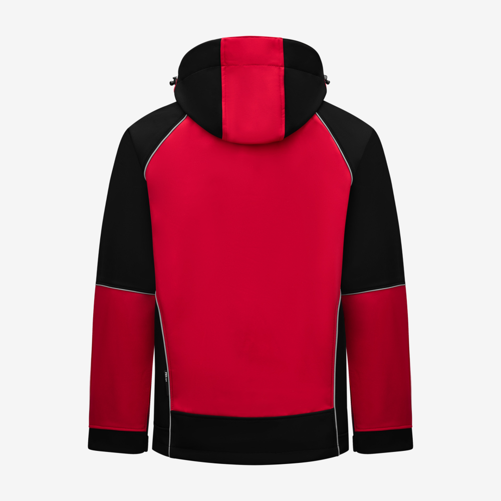 FHB WALTER Softshelljacke, rot-schwarz, Gr. XS