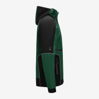 FHB WALTER Softshelljacke, grün-schwarz, Gr. 5XL