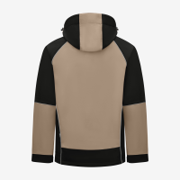 FHB WALTER Softshelljacke, beige-schwarz, Gr. S