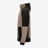 FHB WALTER Softshelljacke, beige-schwarz, Gr. S
