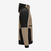 FHB WALTER Softshelljacke, beige-schwarz, Gr. S