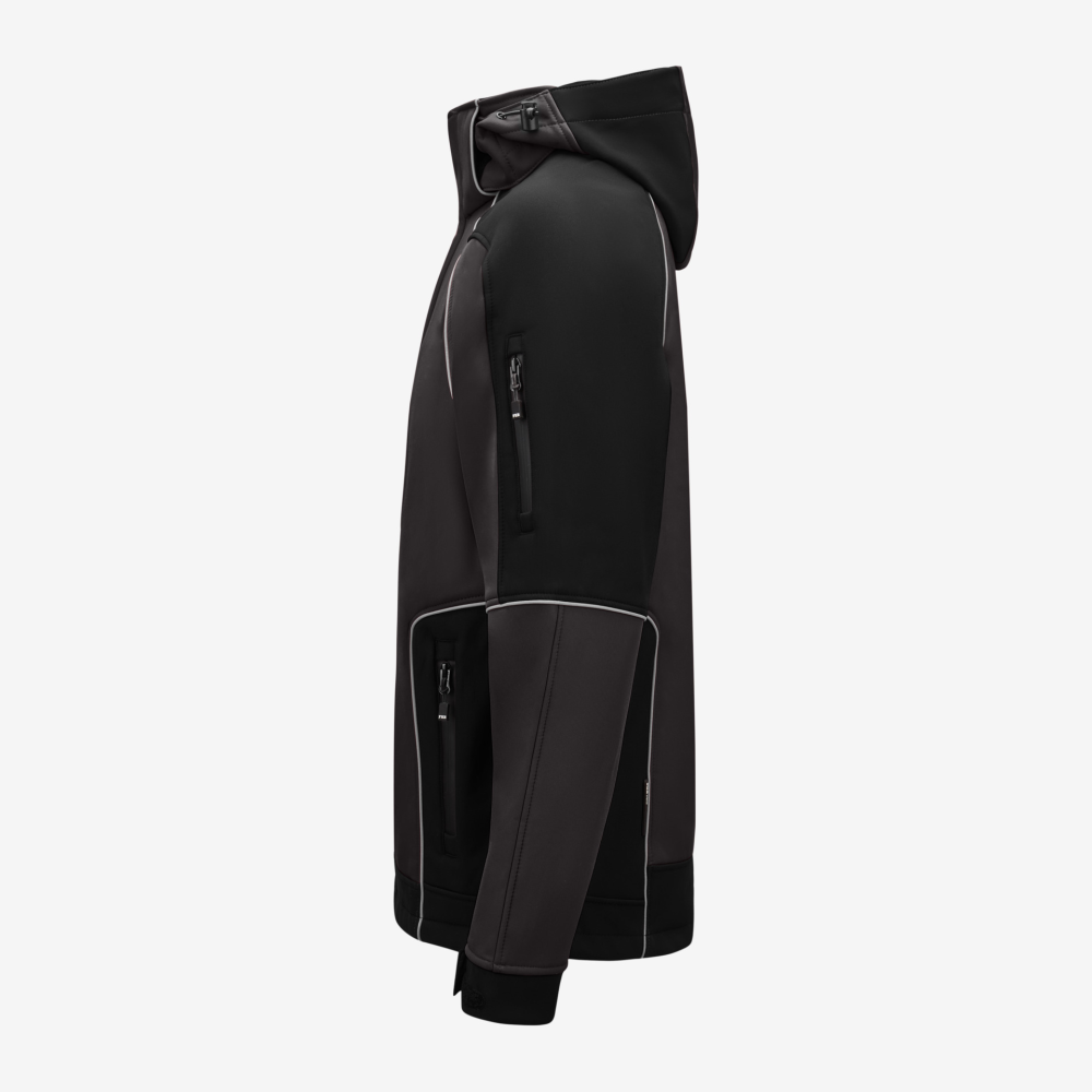 FHB WALTER Softshelljacke, anthrazit-schwarz, Gr. XS