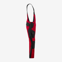 FHB PASCAL Latzhose, rot-schwarz, Gr. 46