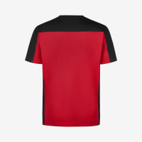 FHB MARC T-Shirt zweifarbig, rot-schwarz, Gr. 3XL