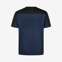 FHB MARC T-Shirt zweifarbig, marine-schwarz, Gr. 3XL