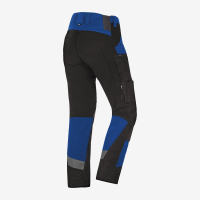 FHB LEO Arbeitshose elastisch, royalblau-schwarz, Gr. 50
