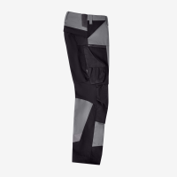 FHB LEO Arbeitshose elastisch, grau-schwarz, Gr. 52