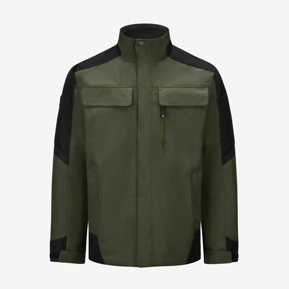 FHB LARS Arbeitsjacke, oliv-schwarz, Gr. XL