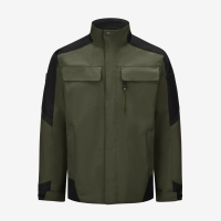 FHB LARS Arbeitsjacke, oliv-schwarz, Gr. XL