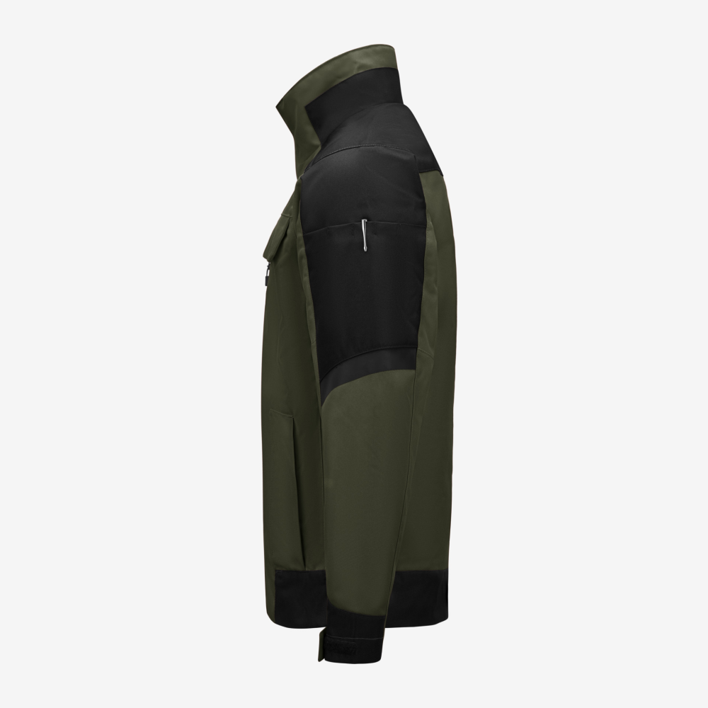 FHB LARS Arbeitsjacke, oliv-schwarz, Gr. XL