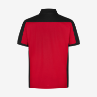 FHB KONRAD Polo-Shirt, rot-schwarz, Gr. 3XL