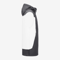 FHB JUSTUS Softshellweste, weiss-anthrazit, Gr. XL