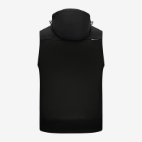 FHB JUSTUS Softshellweste, schwarz-schwarz-RV, Gr. 4XL