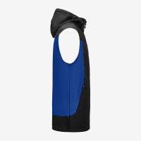 FHB JUSTUS Softshellweste, royalblau-schwarz, Gr. 5XL