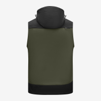 FHB JUSTUS Softshellweste, oliv-schwarz, Gr. 5XL