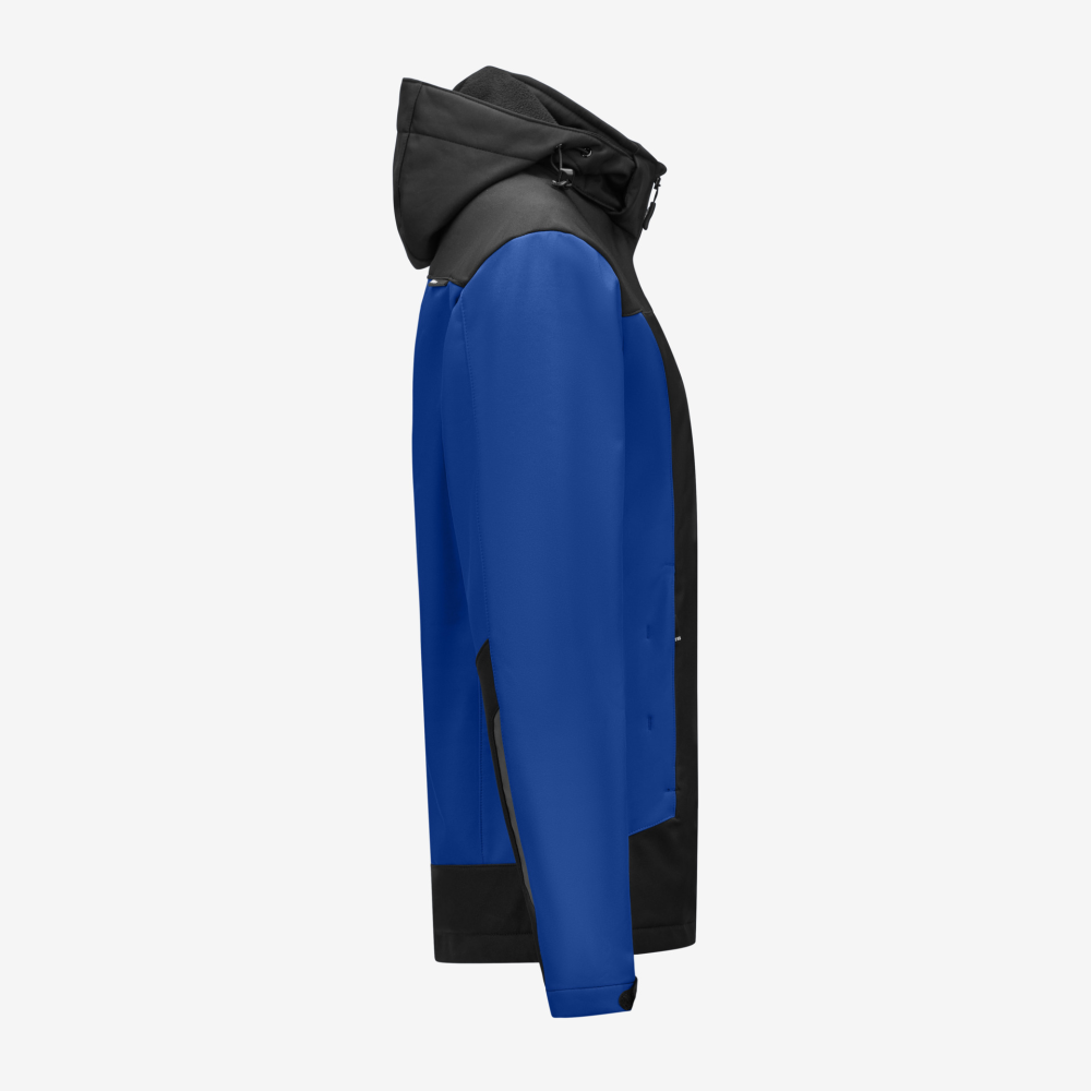 FHB JULIA Softshell-Jacke Damen, royalblau-schwarz, Gr. 3XL