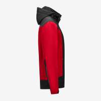 FHB JULIA Softshell-Jacke Damen, rot-schwarz, Gr. 3XL