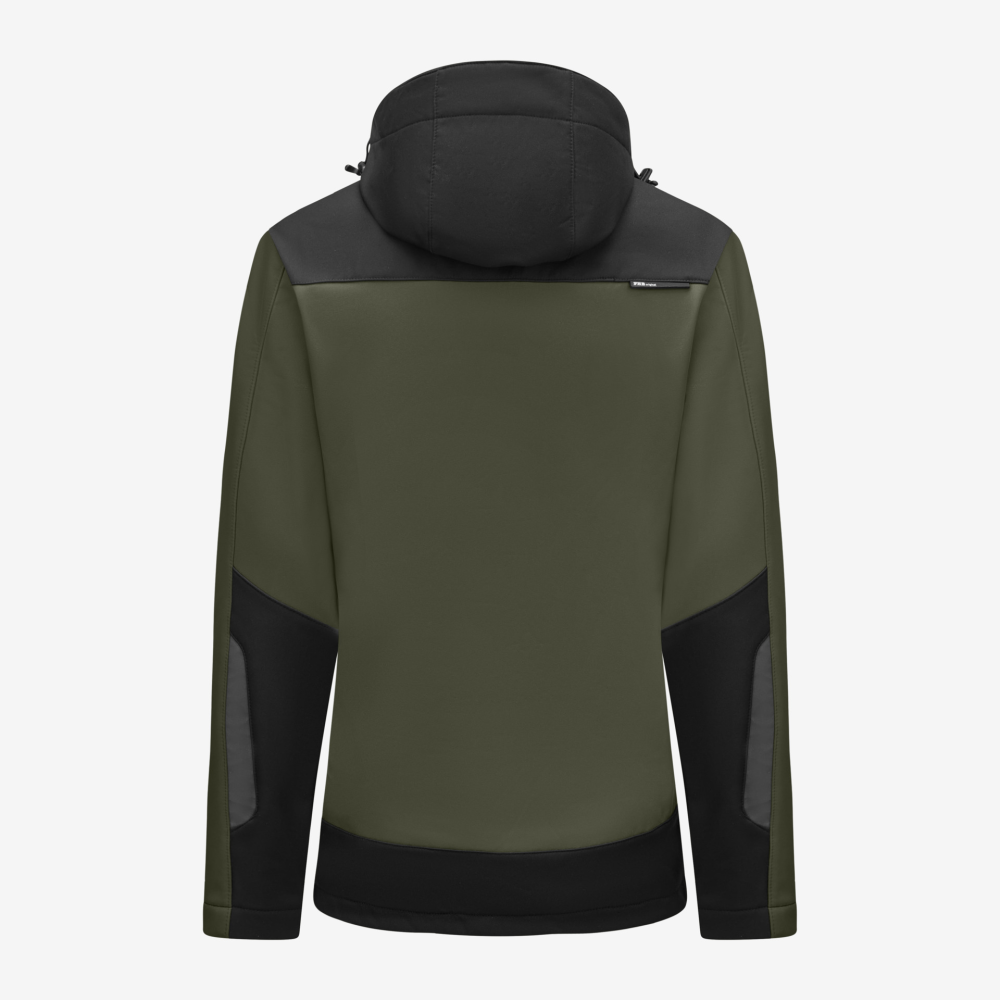 FHB JULIA Softshell-Jacke Damen, oliv-schwarz, Gr. L