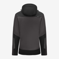 FHB JULIA Softshell-Jacke Damen, anthrazit-schwarz, Gr. L