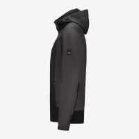 FHB JULIA Softshell-Jacke Damen, anthrazit-schwarz, Gr. L