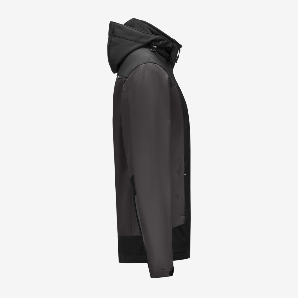 FHB JULIA Softshell-Jacke Damen, anthrazit-schwarz, Gr. L
