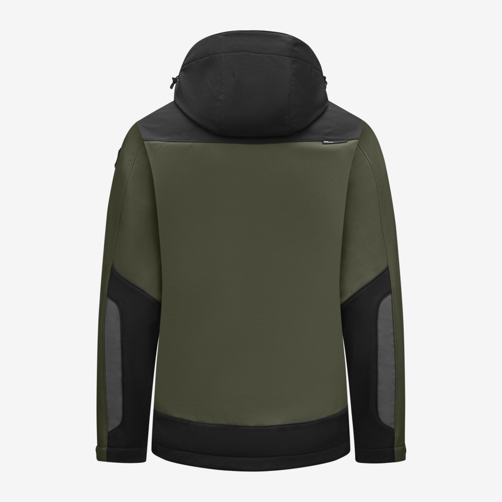 FHB JANNIK Softshelljacke, oliv-schwarz, Gr. 3XL