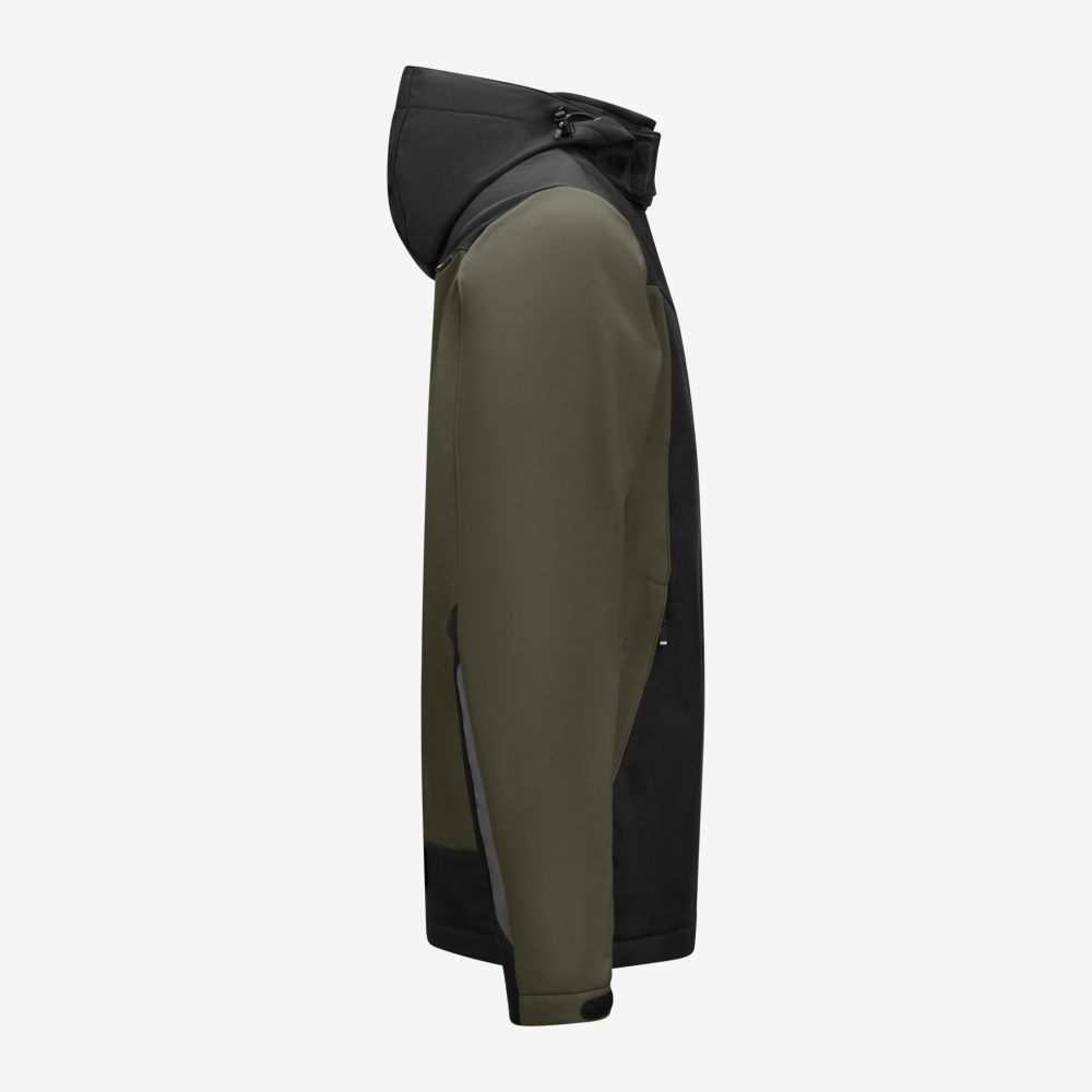 FHB JANNIK Softshelljacke, oliv-schwarz, Gr. 3XL