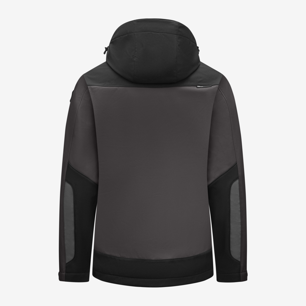 FHB JANNIK Softshelljacke, anthrazit-schwarz, Gr. 3XL