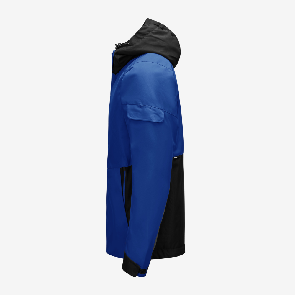 FHB GEORG Arbeitsjacke Primaloft, royalblau-schwarz, Gr. 2XL