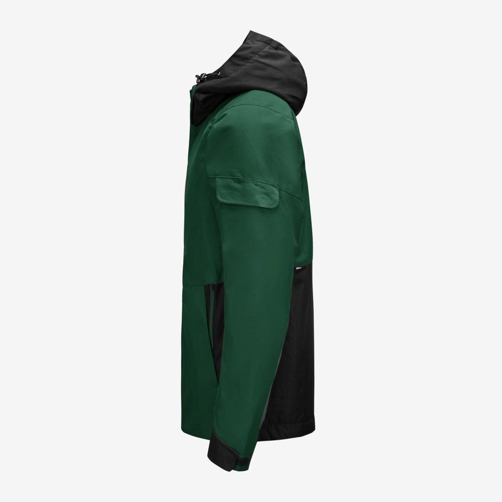 FHB GEORG Arbeitsjacke Primaloft, grün-schwarz