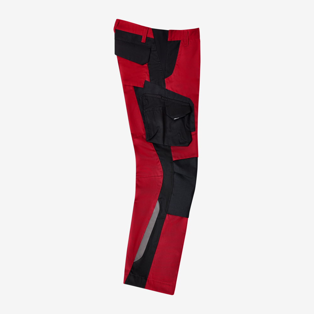 FHB FLORIAN Arbeitshose, rot-schwarz, Gr. 42